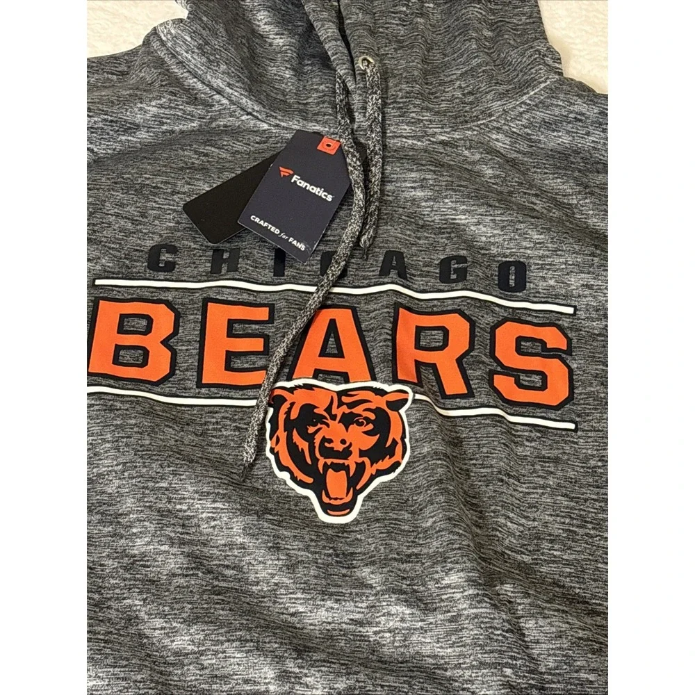 Men's Fanatics Chicago Bears Space-Dye Performance Pullover Hoodie